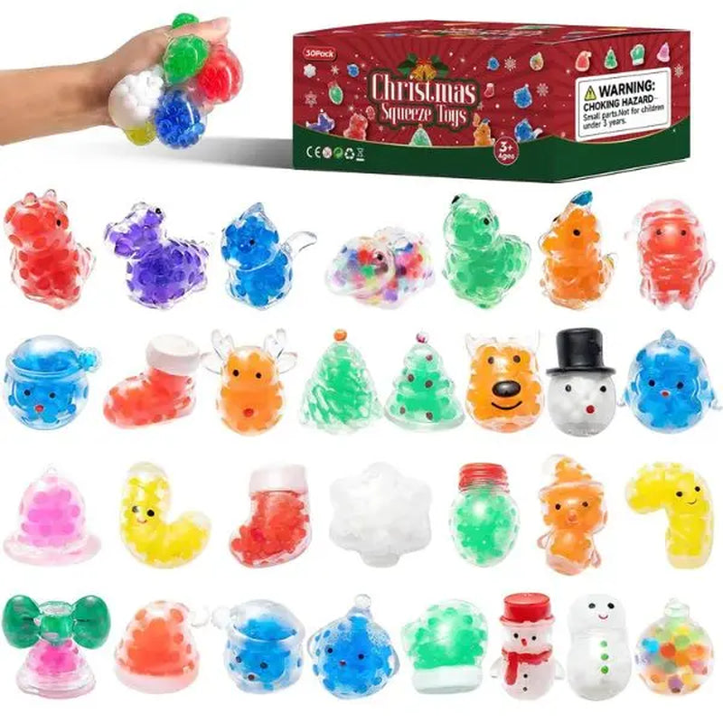 24 Pack Halloween Squishy Toys for Kids, Kawaii Mini Stress Balls, Soft Sensory Fidget Squeeze Toys, Bulk Party Favors, Trick-Or-Treat Goodie Bag Fillers, Halloween Decorations & Gifts