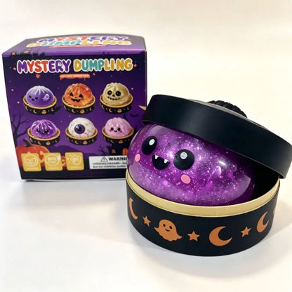Halloween Cute Scary Ghost Maruko Squishy Squeeze Toy Set, Mini Portable Stress Toy, Sensory Products for Halloween Things, Party Treat Bag Fillers & Mini Gifts