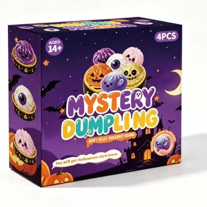 Halloween Cute Scary Ghost Maruko Squishy Squeeze Toy Set, Mini Portable Stress Toy, Sensory Products for Halloween Things, Party Treat Bag Fillers & Mini Gifts