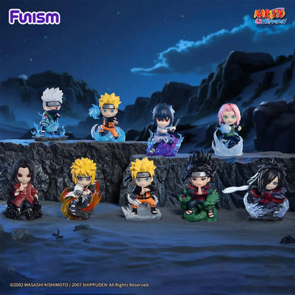 FUNISM Naruto Shippuden Chronicles Great Ninja War Vol.1,Kakashi Sasuke Madara Anime Blind Box Mystery Figure | Collectible Desk Toy & Epic Gift for Otaku Fans