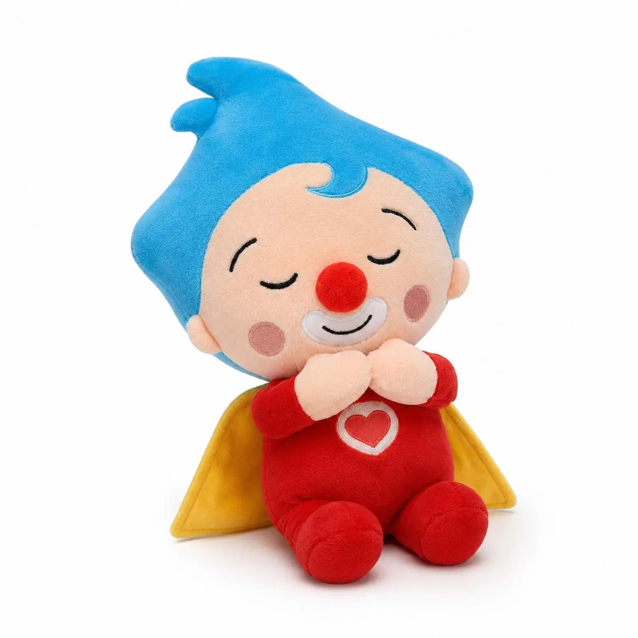 Breathing Clown Light-Up Stuffed Doll - Cute Look, Heart Glow, Plush Fabric Cuddle Toy for Bedtime Snuggles, Ideal Gift for Kids & Plush Collectors for Birthdays, Holidays