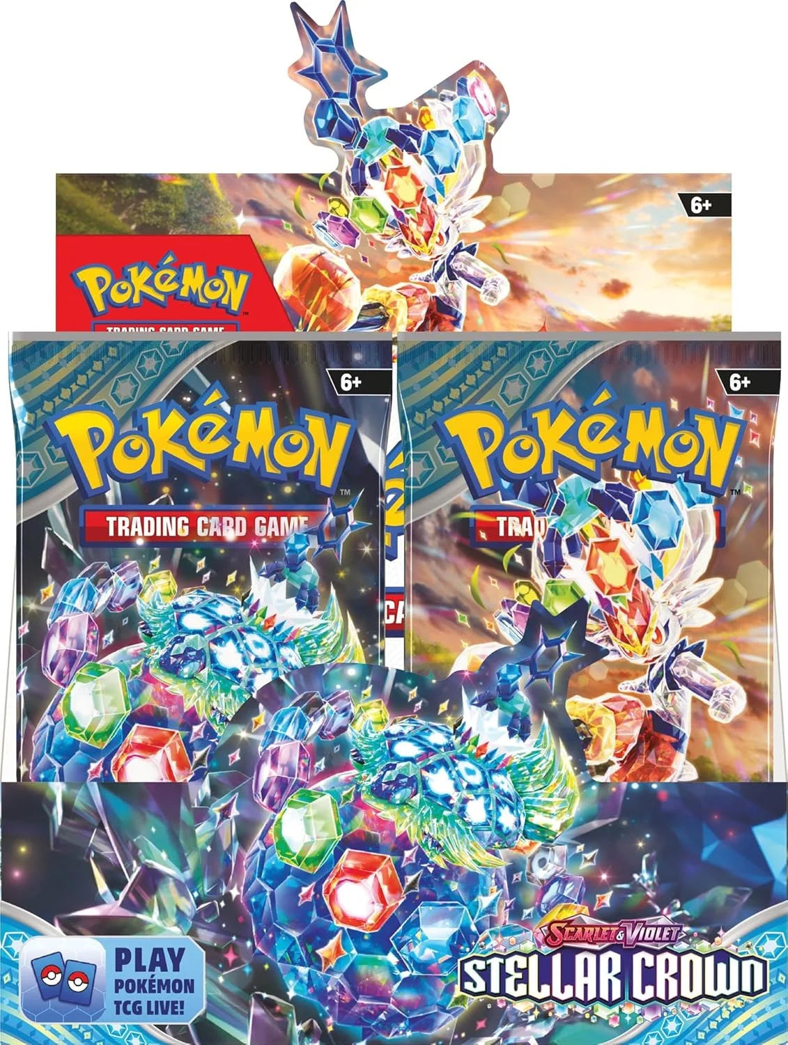 Pokemon Trading Card Game: Scarlet and Violet Stellar Crown Booster Box 36 Count