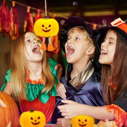 Cute Halloween Pumpkin Night Light Rechargeable for Nursery Bedroom