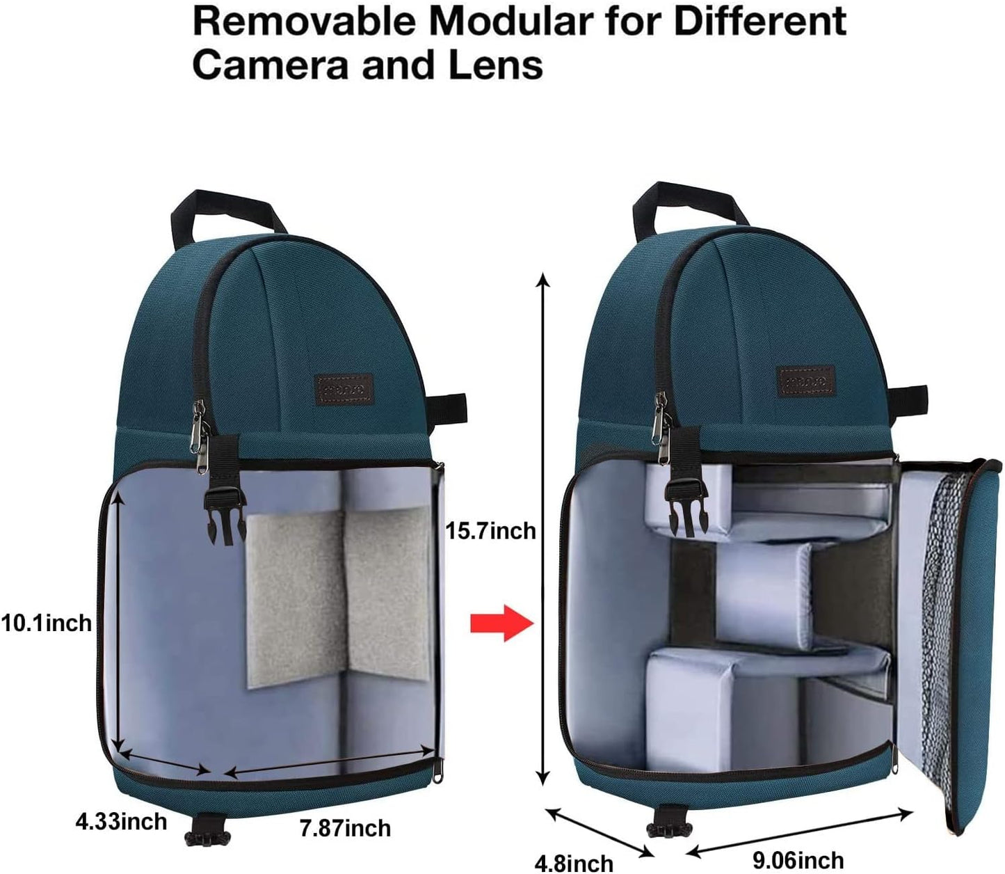 Camera Sling Bag, Photography Shoulder Bag Compact Camera Backpack