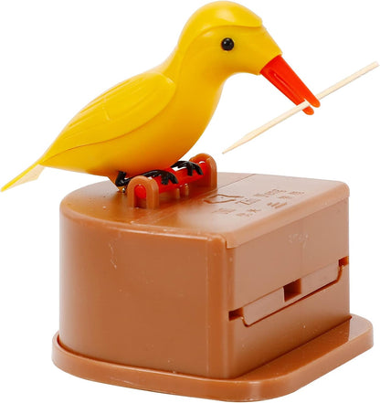 Bird Toothpick Dispenser - Cute Woodpecker & Toucan Toothpick Holders for Home & Dining Table Gifts