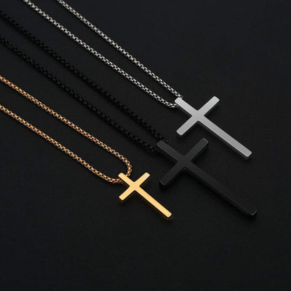 Cross Necklace for Men Teen Boys 16-30 Inch