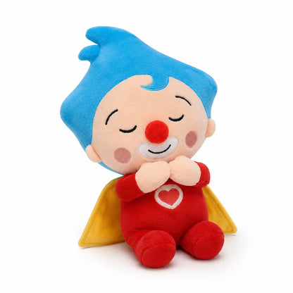 Breathing Clown Light-Up Stuffed Doll - Cute Look, Heart Glow, Plush Fabric Cuddle Toy for Bedtime Snuggles, Ideal Gift for Kids & Plush Collectors for Birthdays, Holidays