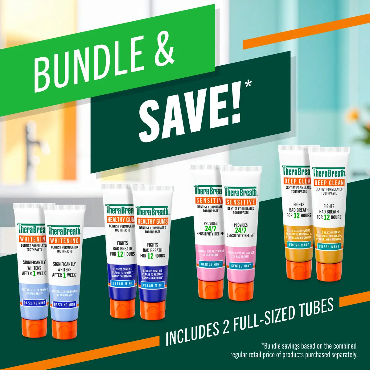 Therabreath Toothpaste Bundles