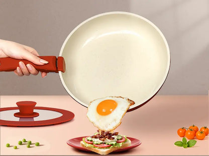 Gipp Non-Stick Cookware Set (5/11/21-Piece) with Detachable Handle, Frying Pan, Saucepan, Lid, Silicone Details, Induction Compatible, Oven Safe for RV Kitchen Use