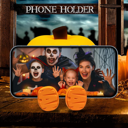 Cute Halloween Pumpkin Night Light Rechargeable for Nursery Bedroom
