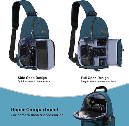 Camera Sling Bag, Photography Shoulder Bag Compact Camera Backpack