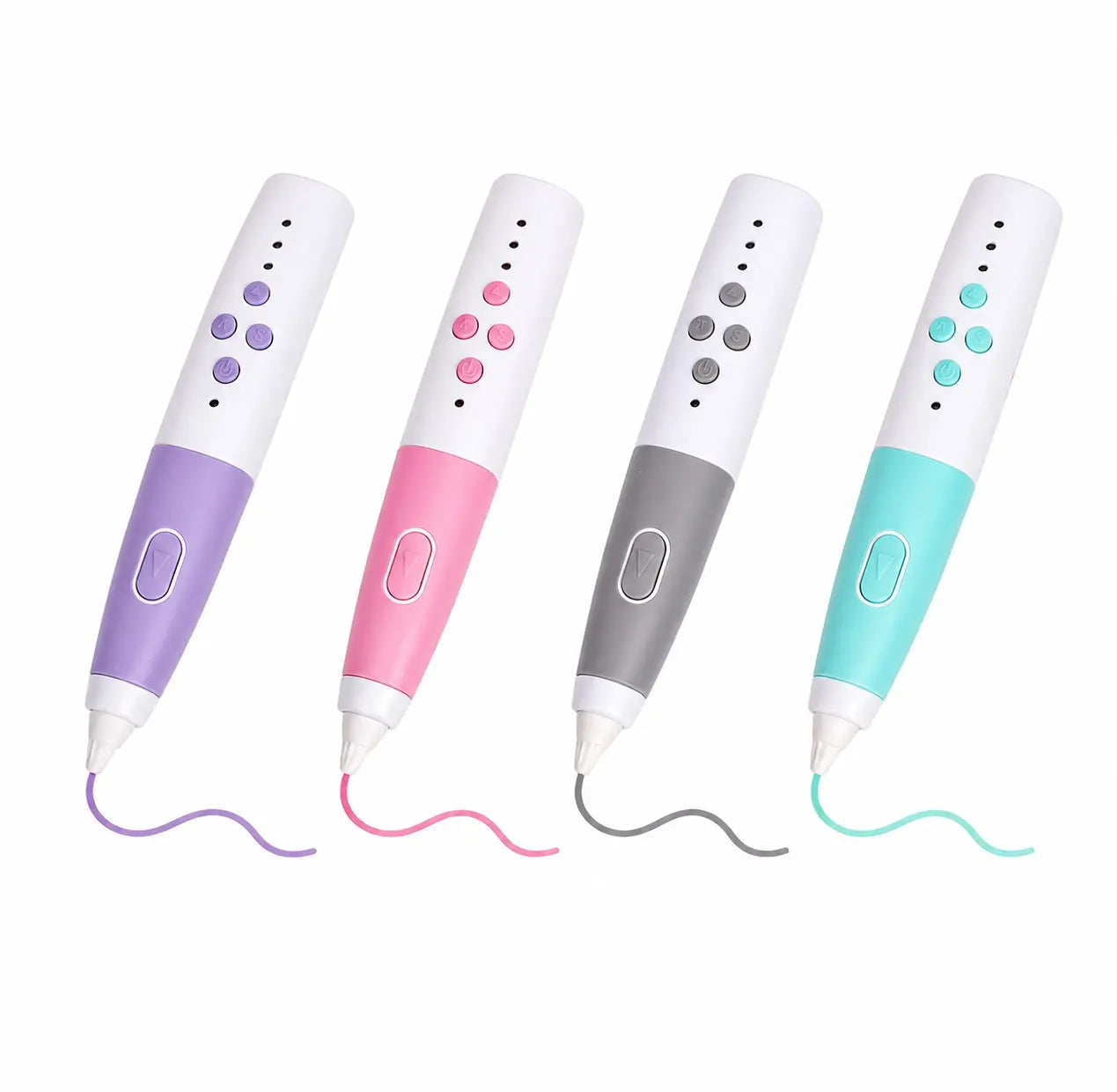LAX Gadgets 3D Printing Pen – Adjustable Speed & Temperature, DIY 3D Drawing Pen with Filament Refills for Kids, Adults, Arts, Crafts, STEM Learning & Creative Projects