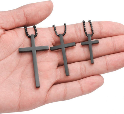 Cross Necklace for Men Teen Boys 16-30 Inch