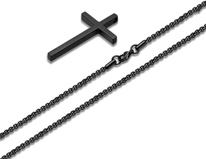 Cross Necklace for Men Teen Boys 16-30 Inch