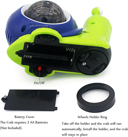 Crawling Snail Baby Toy Walking Tummy Time Dancing Early Educational Interactive Musical Light Toys Toddler for Kids Gifts