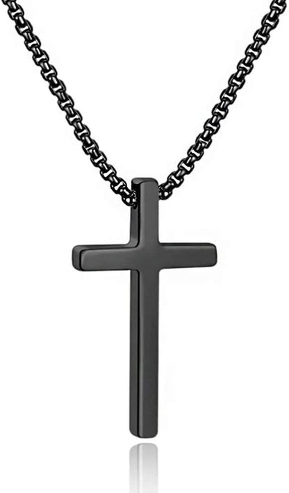 Cross Necklace for Men Teen Boys 16-30 Inch