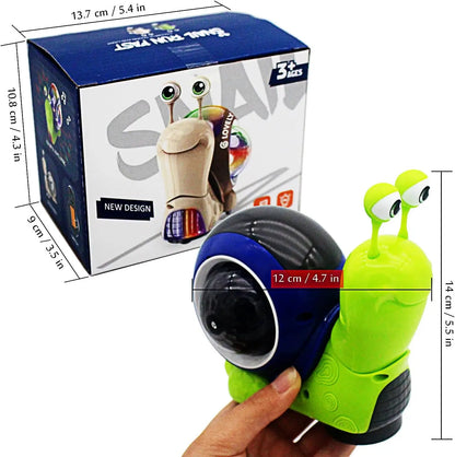 Crawling Snail Baby Toy Walking Tummy Time Dancing Early Educational Interactive Musical Light Toys Toddler for Kids Gifts