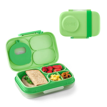 OMIE Omiebox Lite - Lightweight Plastic Rectangular Single Unit Cold-Lunch Bento Box, Kitchenware Lunch Boxes (TTS), Tableware