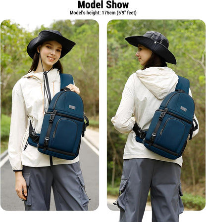 Camera Sling Bag, Photography Shoulder Bag Compact Camera Backpack