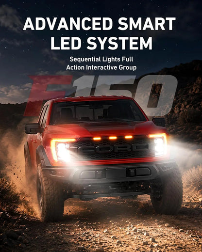 1/12 Scale 4WD Off-Road RC Crawler Truck - Hobby Grade RTR Battery-Powered Remote Control Car for Adults, 2-Speed Transmission, LED Lighting, Metal Gears, High-Torque 380 Motor, Charging Function, Detailed Hood, Opening Doors, Realistic Hard-Body, Led Lig