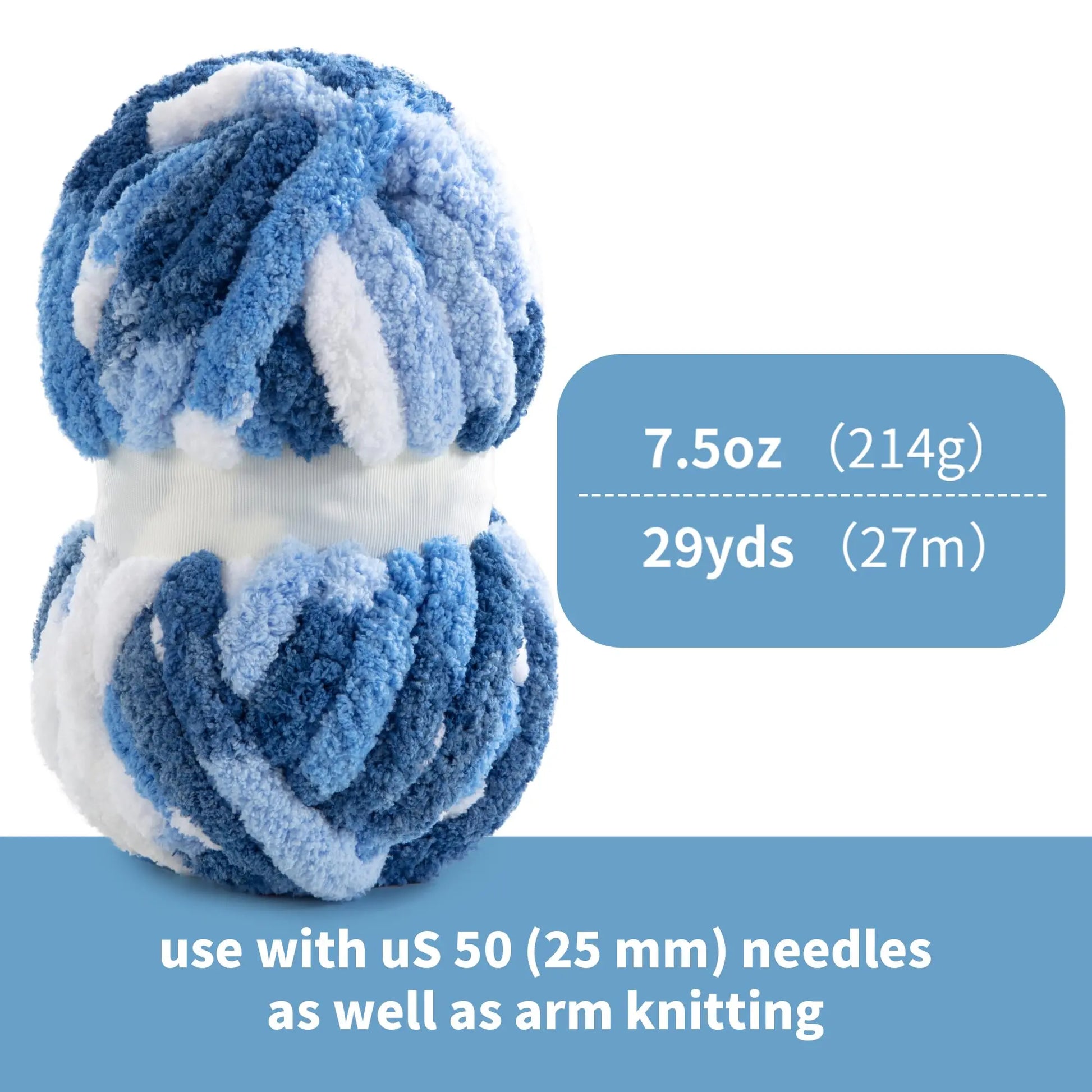 HOMBYS Tie-Dye Chunky Chenille Yarn - 8-Pack Super Bulky Crafting Supplies for Hand Knitting, Oversized Crochet Projects, DIY Crafts with Softness, Maker Flowers Mini Gift Garland, Chunky Yarn, Oversized Crochet Yarn -- Ornament