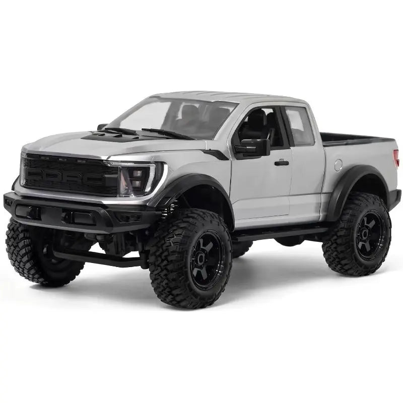 1/12 Scale 4WD Off-Road RC Crawler Truck - Hobby Grade RTR Battery-Powered Remote Control Car for Adults, 2-Speed Transmission, LED Lighting, Metal Gears, High-Torque 380 Motor, Charging Function, Detailed Hood, Opening Doors, Realistic Hard-Body, Led Lig