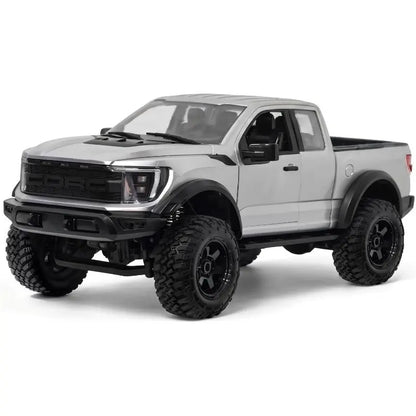 1/12 Scale 4WD Off-Road RC Crawler Truck - Hobby Grade RTR Battery-Powered Remote Control Car for Adults, 2-Speed Transmission, LED Lighting, Metal Gears, High-Torque 380 Motor, Charging Function, Detailed Hood, Opening Doors, Realistic Hard-Body, Led Lig