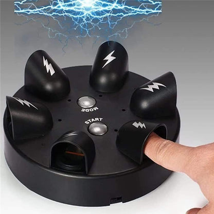 Upgrade Electric Shock Polygraph,Finger Shock Game Shocking Roulette Truth or Dare Game Party Analyzer Consoles Gifts,Spoof Prank Props Truth Polygraph