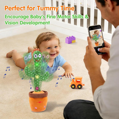 Dancing Talking Cactus Toy, Singing Cactus Baby Toy Stuffed Animals